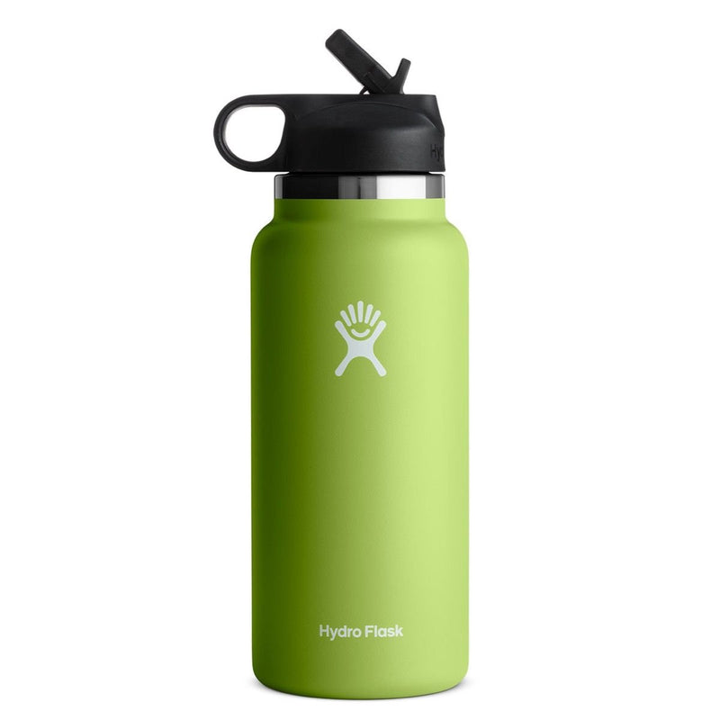 HYDRO FLASK WIDE MOUTH W/FLEX STRAW CAP, 32 OZ, SEAGRASS