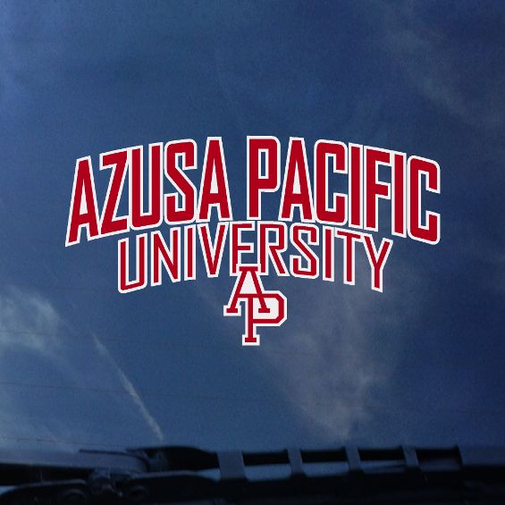 Azusa Pacific University AP Arched Decal