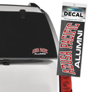 Arched Alumni Car Decal
