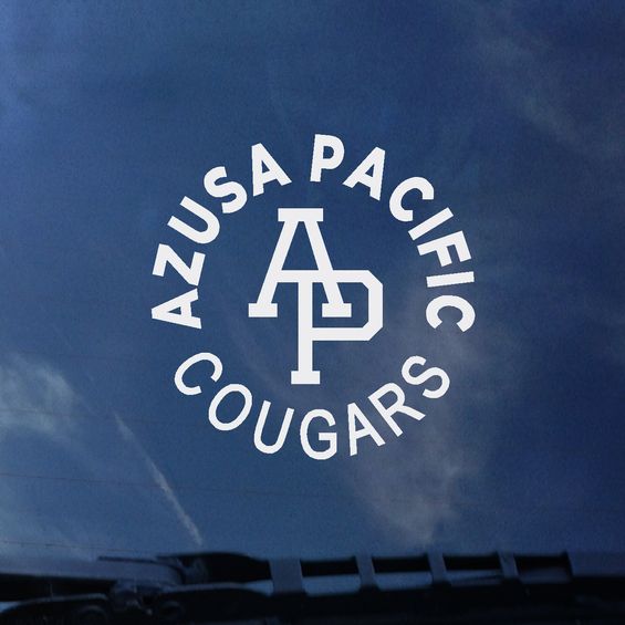 AP Cougars Circle Car Decal