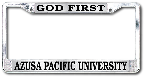 God First APU License Frame