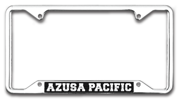 Azusa Pacific Chrome License Plate