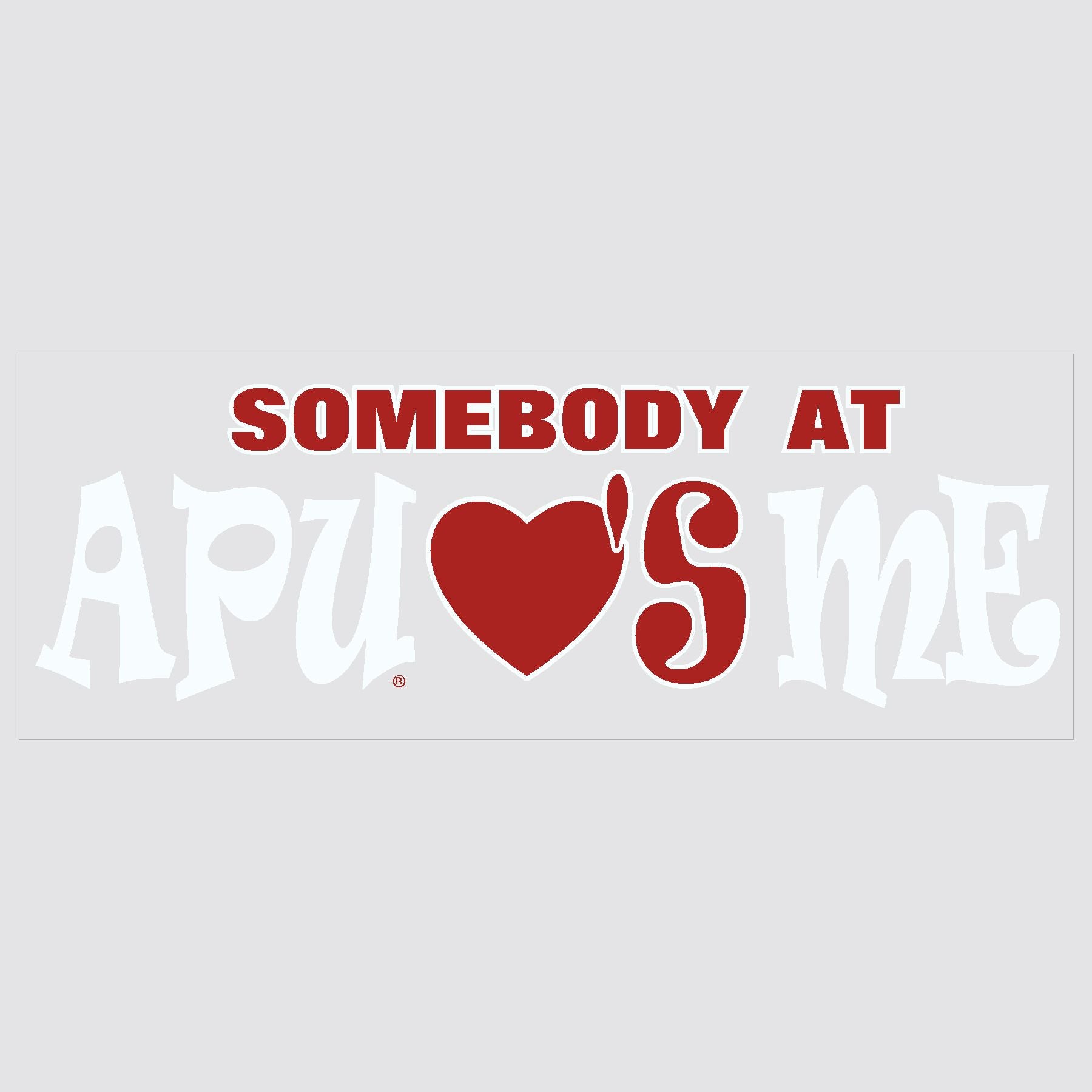 APU Loves Me Car Decal
