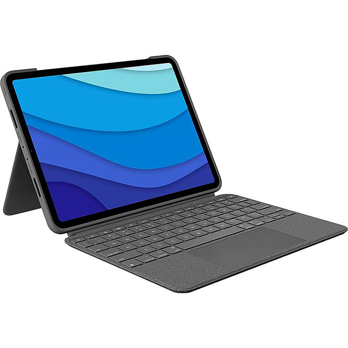 Combo Touch Keyboard/Cover Case for 11-inch iPad Pro, Oxford Gray