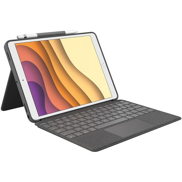 Combo Touch Keyboard/Cover Case for iPad, Oxford Gray