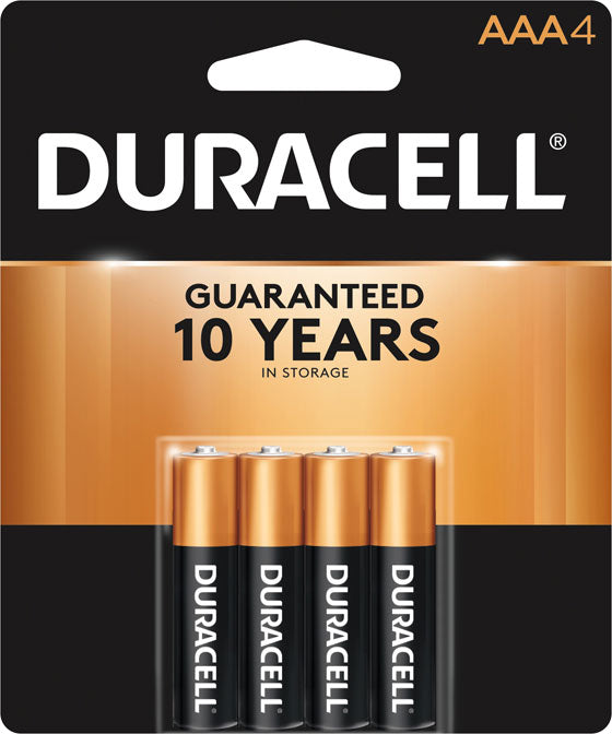 BATTERY DURACELL AAA 4 PACK