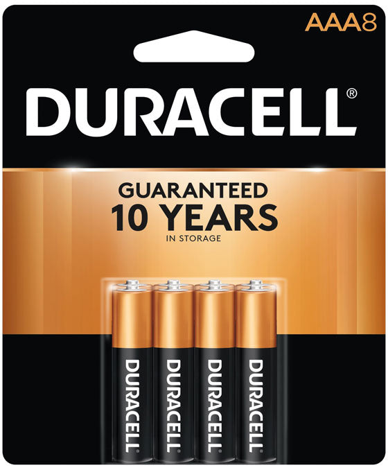 BATTERY DURACELL AAA 8-PACK