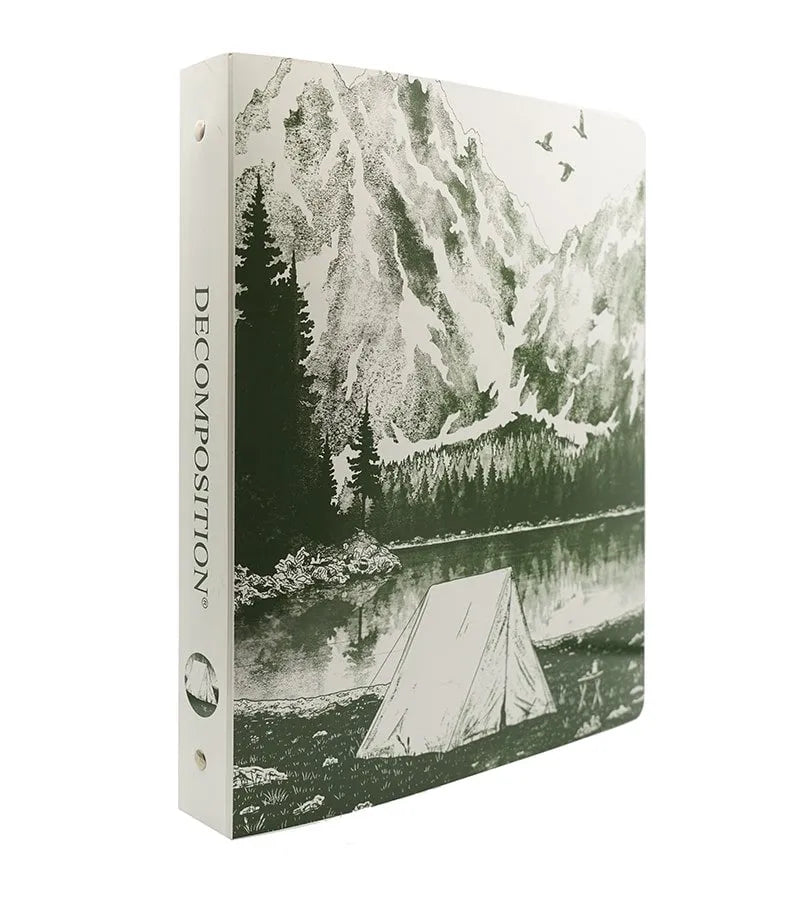 3 RING DECOMPOSITION BINDER MOUNTAIN LAKE