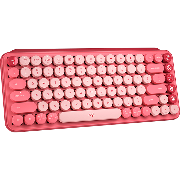 POP Keys Wireless Mechanical Keyboard with Customizable Emoji Keys, Heartbreaker