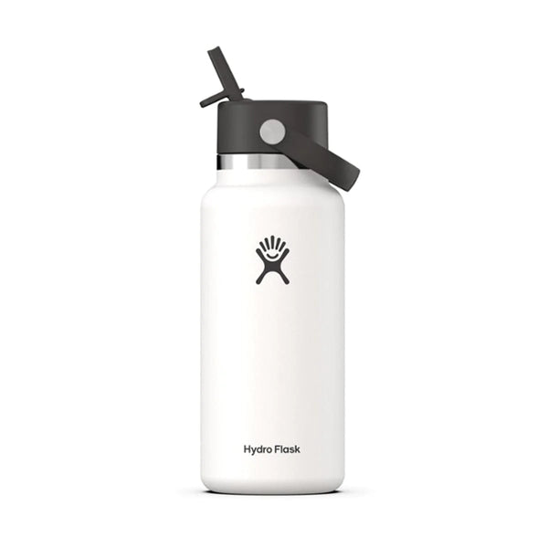 Hydro Flask Wide Flex Straw Cap, 32oz, White
