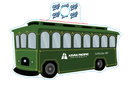 Green Trolley APU Sticker