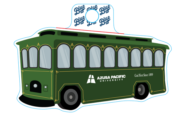 Green Trolley APU Sticker