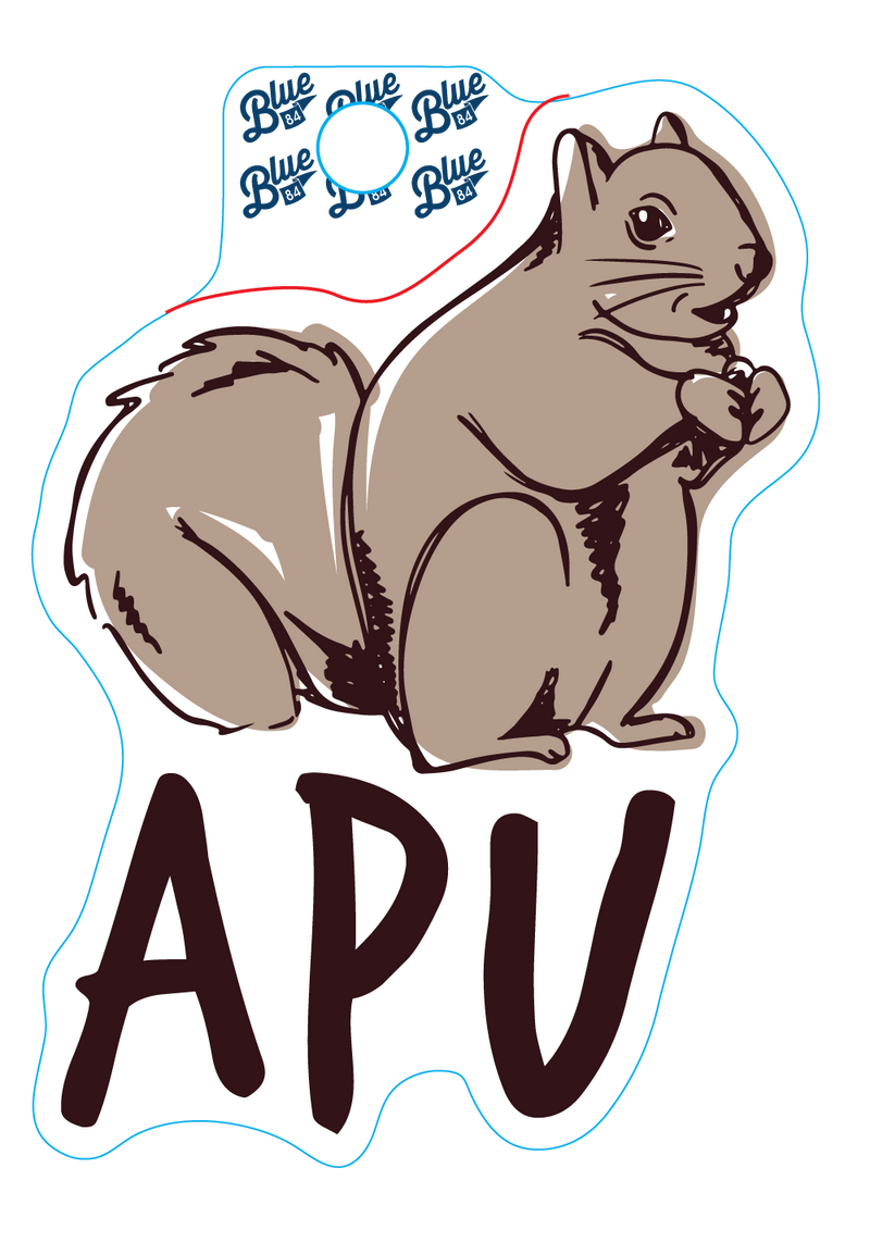 Squirrel APU Sticker